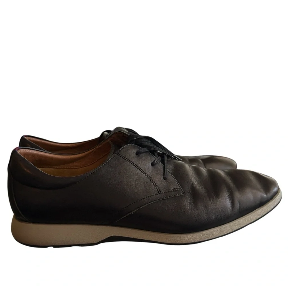 Florsheim Transit Plain Toe Oxford Men's Shoes Leather Black CH 15190 Size 12 M
